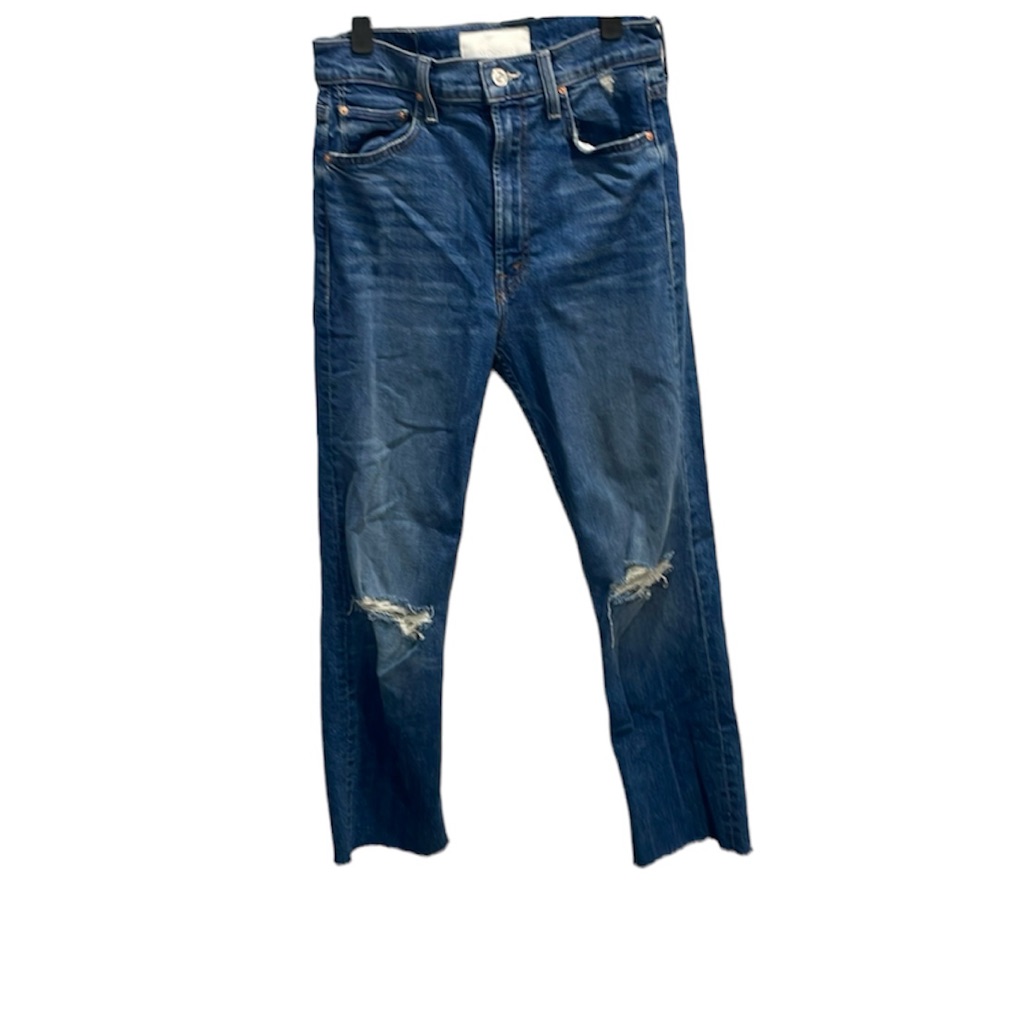 Mother Superior High Waist Rider Skimp Playing With Scissors Distressed Jeans 27
